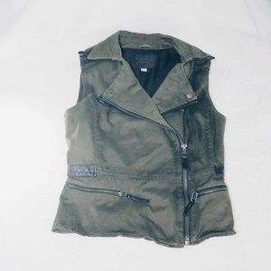 Chelsea and violet vest